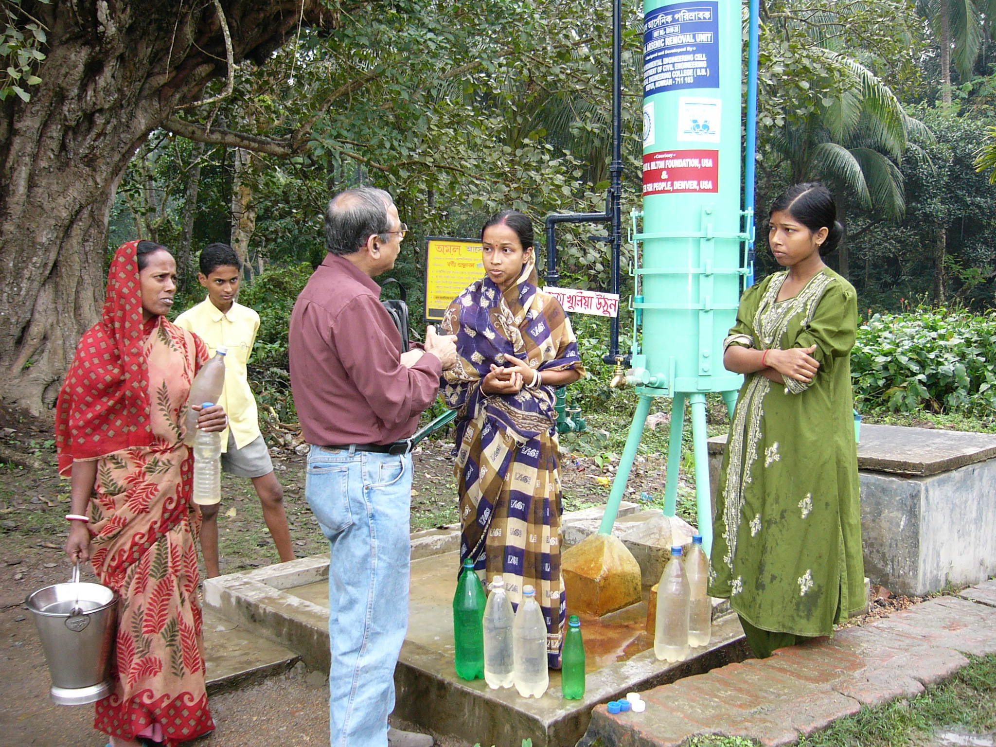 Arsenic-filter-unit